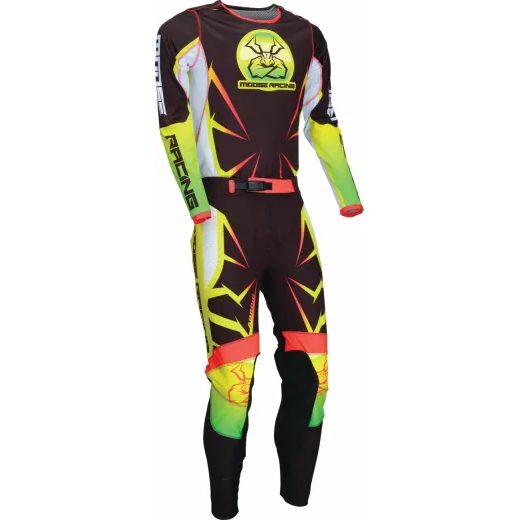 BIKSES AGROID PANTS (MELNS, DZELTENS)