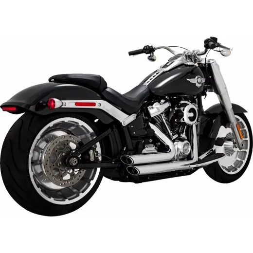 IZPLŪDES SISTĒMA SHORT SHOTS STAGGERED CHROME FOR HARLEY DAVIDSON FLFB 1750 ABS