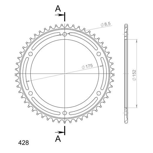 ĶĒDES KOMPLEKTS EK - SUDRABA CHAIN 428 SRO, O-RING, CHK FRONT SPROCKET SUPERSPROX, CHK REAR SPROCKET SUPERSPROX PRIEKŠ YAMAHA WR 125 R (<2017) 2009-2015