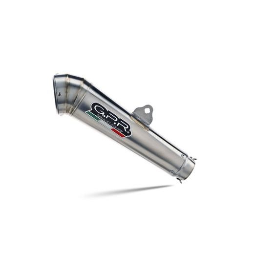 PILNA IZPLŪDES SISTĒMA GPR ROAD-STRADA E5.CO.K.172.3.CAT.PCEV BRUSHED STAINLESS STEEL INCLUDING REMOVABLE DB KILLER AND CATALYST