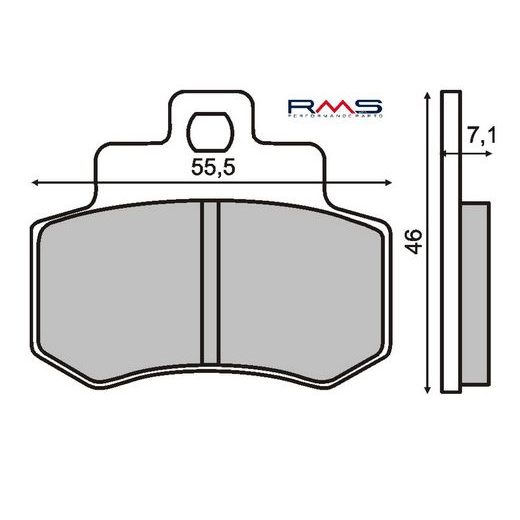 BREMŽU UZLIKAS RMS 225100510 ORGANISKS
