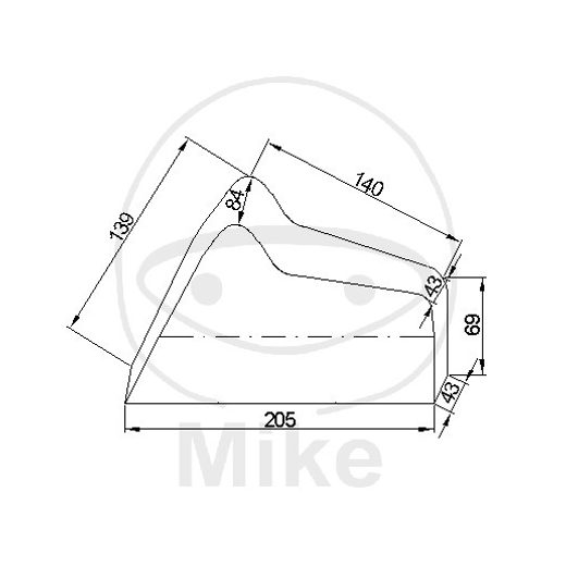 MOTOCIKLA PĀRVALKS JMP SCOOTER ZILS/SUDRABS