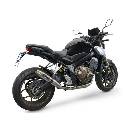 PILNA IZPLŪDES SISTĒMA GPR DEEPTONE E4.CO.H.249.1.CAT.DE BRUSHED STAINLESS STEEL PRIEKŠ HONDA CBR 650 F 2017-2018