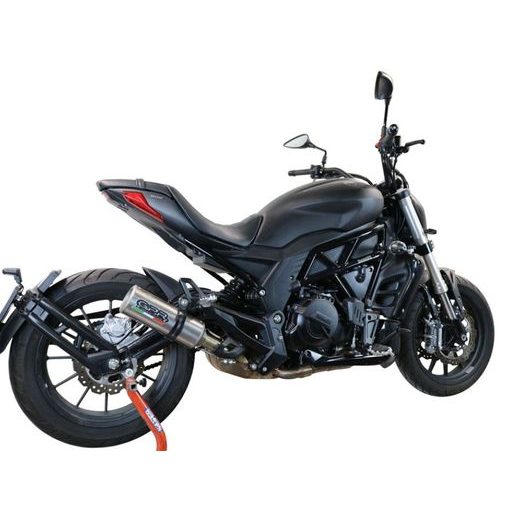 SLIP-ON EXHAUST GPR M3 E4.BE.20.M3.INOX BRUSHED STAINLESS STEEL PRIEKŠ BENELLI 502 C CRUISER 2019-2020