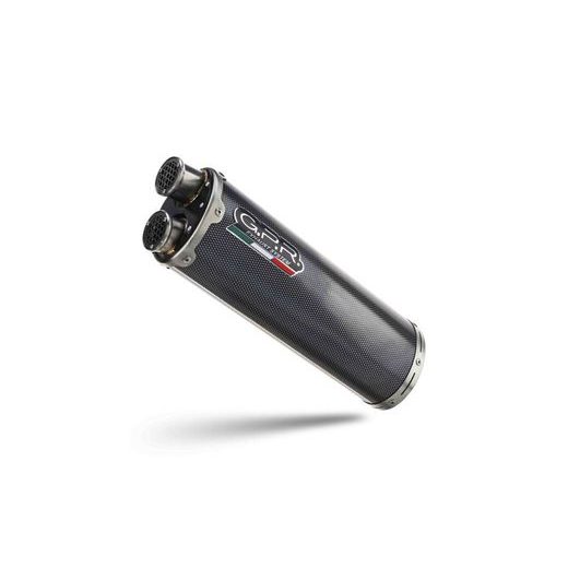 SLIP-ON EXHAUST GPR DUAL E4.BE.9.CAT.DUAL.PO BRUSHED STAINLESS STEEL PRIEKŠ BENELLI TRK 502 2017-2020