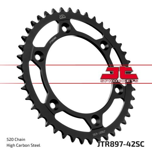 ĶĒDES KOMPLEKTS EK - SUDRABA CHAIN 520 SRX, X-RING (X, NX, QX, XS), CHK FRONT SPROCKET SUPERSPROX, CHK REAR SPROCKET JT PRIEKŠ KTM LC4 625 SUPER COMPETITION SUPERMOTO 2002