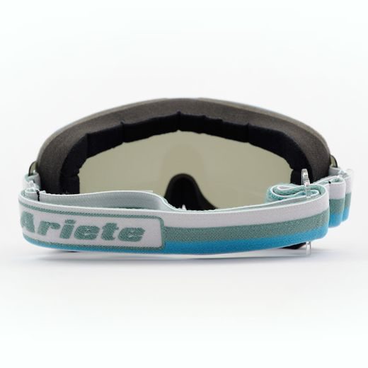GOGGLES ARIETE FEATHER LITE 14920-LANV WHITE-TURQUOISE STRAP