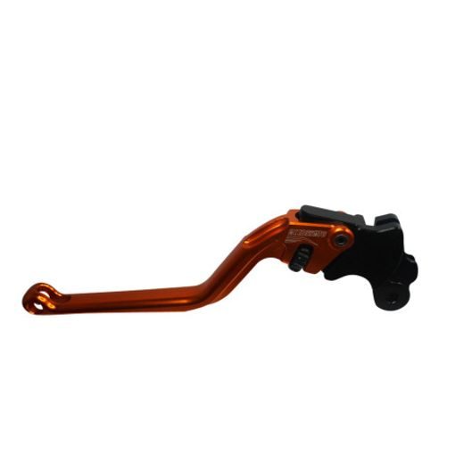 SAJŪGA SVIRA ACCOSSATO FIXED CNC-WORKED ALUMINIUM, ORANGE