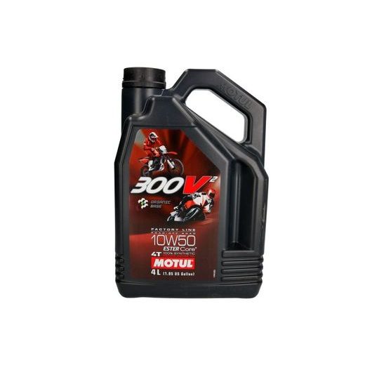 MOTOREĻĻA MOTUL 300V² FACTORY LINE 10W-50 4T 4L
