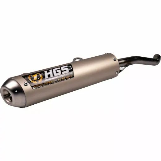 IZPŪTĒJS SILENCER HGS CR250 1992-96 GREY/STEEL FOR HONDA CR 250 R (NĒRUSĒJOŠAIS TĒRAUDS)