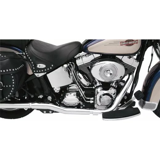GALVAS CAURULE PIPE POWER CURVE TRUE-DUAL CROSSOVER HEADER PIPES FOR HARLEY DAVIDSON FLST 1340 (TĒRAUDS)