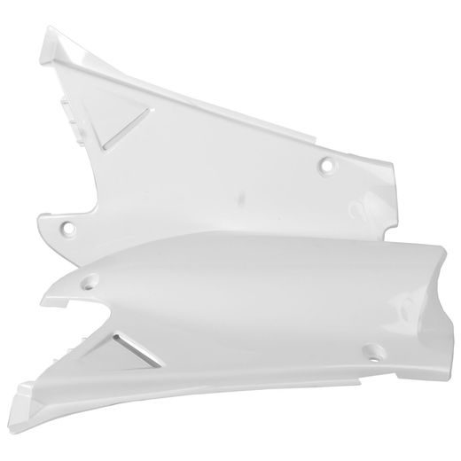 SĀNU NUMURI POLISPORT 8601000001 (PĀRIS) BALTS PRIEKŠ HONDA CR 125 R 2000-2001, HONDA CR 250 R 2000-2001