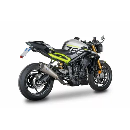IZPLŪDES SISTĒMA GRID-O TIT ECE 3/4 STREET TRIPLE 765 FOR TRIUMPH STREET TRIPLE 660 S ABS (OGLEKĻA ŠĶIEDRA, TITĀNS)