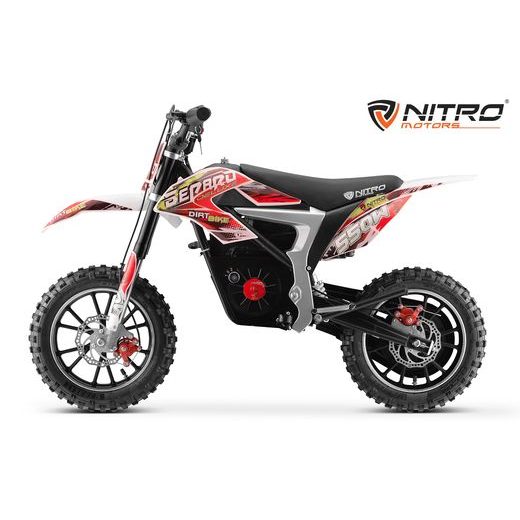 BĒRNU ELEKTRISKAIS KROSA MOTOCIKLS NITRO MOTORS 550W ECO CHEETAH DLX 10"