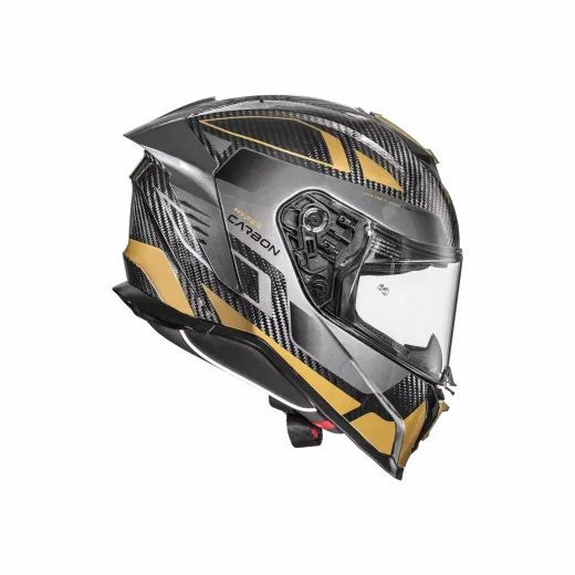 ĶIVERE HYPER CARBON HELMET (MELNS, ZELTS, KARBONS)
