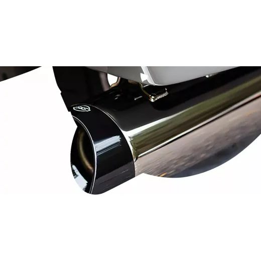 IZPŪTĒJS MUFFLER S/O MK45 LAVA CHR BLK E/C 50 STATE M8 TOUR 17-24 FOR HARLEY DAVIDSON FLH 1868 ABS