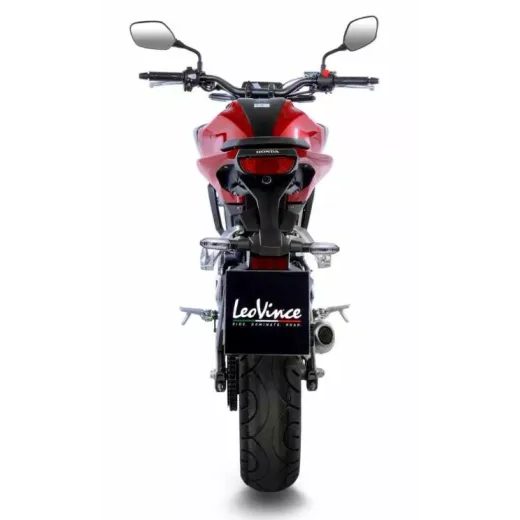 IZPLŪDES SISTĒMA MUFFLER LV10 BK HONDA FOR HONDA CB 125 R ABS (NERŪSĒJOŠAIS TĒRAUDS)