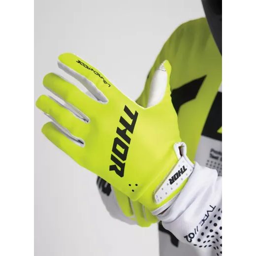 CIMDI LAUNCHMODE GLOVES (BALTS, ZAĻŠ)