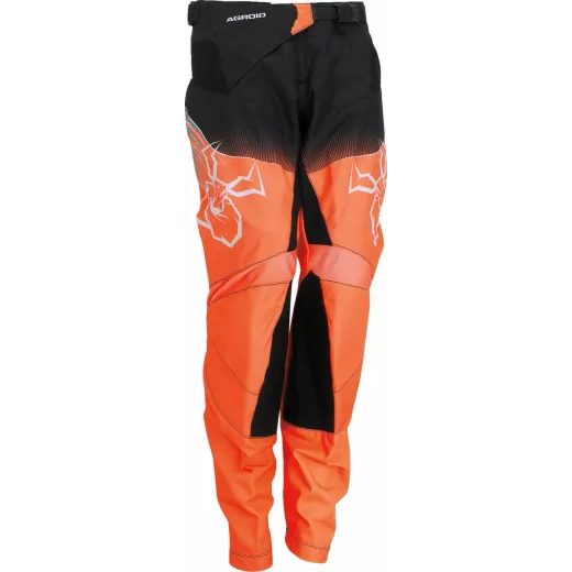 BIKSES YOUTH AGROID PANTS (ORANŽA, MELNS)