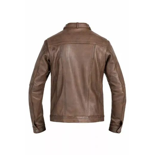 JAKA DRIFTER LEATHER JACKET (BRŪNS)