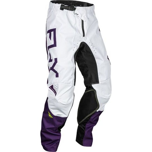 BIKSES FLY MX-PANTS KINETIC (VIOLETS, BALTS)