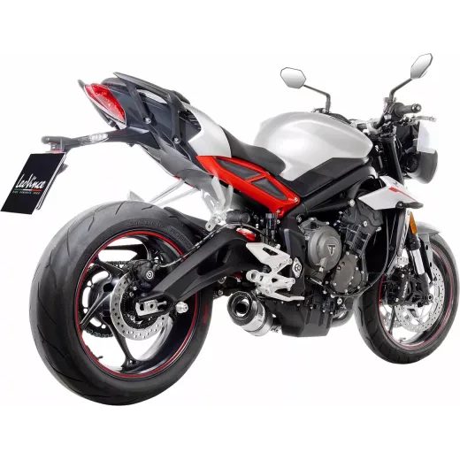 IZPŪTĒJS MUFFLER LV1 SS TRI 765 FOR TRIUMPH STREET TRIPLE 660 S ABS (OGLEKĻA ŠĶIEDRA)