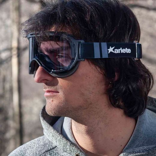 GOGGLES ARIETE WABI 14980-LNGG LIGHT SENSITIVE LENS MELNS/PELĒKS