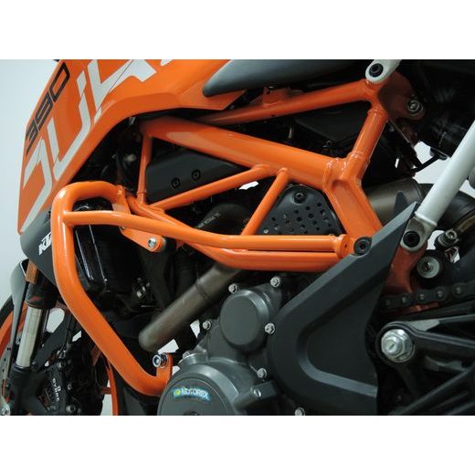 DZINĒJA AIZSARGI RDMOTO CF141O ORANŽS PRIEKŠ KTM DUKE 390 2021-2023