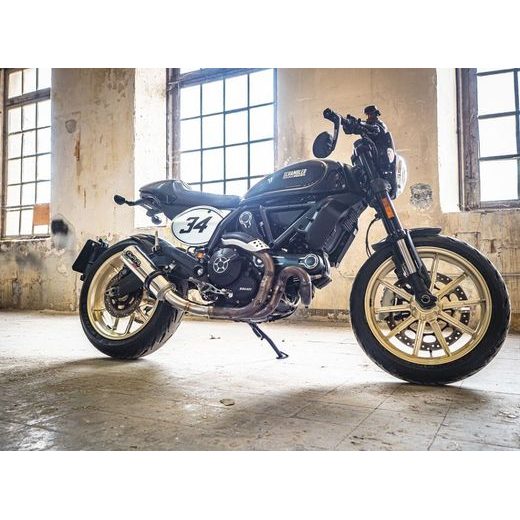 SLIP-ON EXHAUST GPR M3 D.118.CAT.M3.INOX BRUSHED STAINLESS STEEL PRIEKŠ DUCATI SCRAMBLER 800 2015-2016