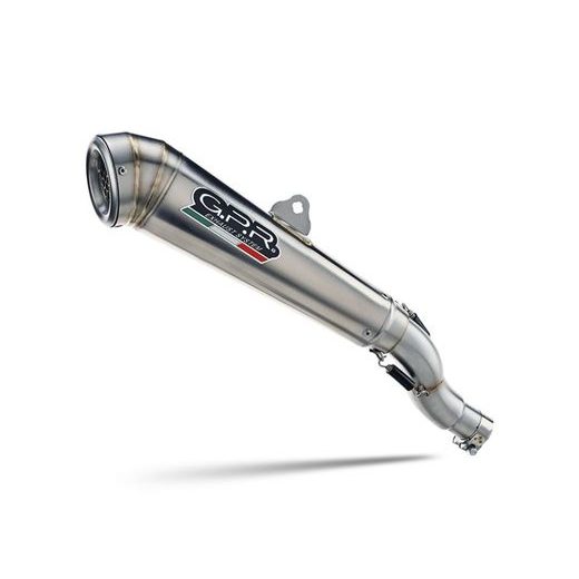 PILNA IZPLŪDES SISTĒMA GPR POWERCONE EVO CO.K.161.RACE.PCEV BRUSHED STAINLESS STEEL PRIEKŠ KAWASAKI Z 650 RS 2021-2023