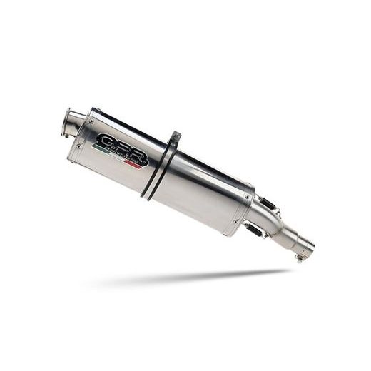 SLIP-ON EXHAUST GPR TRIOVAL E5.S.207.TRI PULĒTS NERŪSĒJOŠAIS TĒRAUDS INCLUDING REMOVABLE DB KILLER AND LINK PIPE