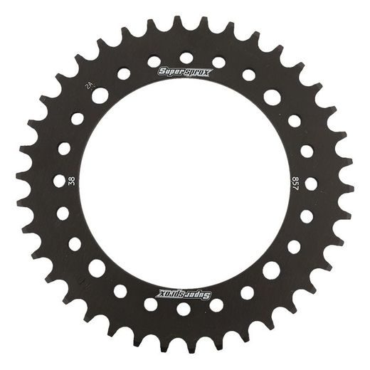 ĶĒDES KOMPLEKTS D.I.D CHAIN - SUDRABA CHAIN 520 VX, X-RING (X, NX, QX, XS), CHK FRONT SPROCKET JT CHK RUBBER CUSHIONED, CHK REAR SPROCKET SUPERSPROX PRIEKŠ ATV YAMAHA YFZ 450 2009-2011