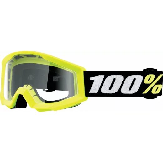 BRILLES STRATA MINI GOGGLE (MELNS, DZELTENS)