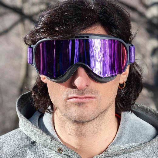 GOGGLES ARIETE WABI 14980-VNGV PURPLE MULTILAYER LENS PURPLE/GREY