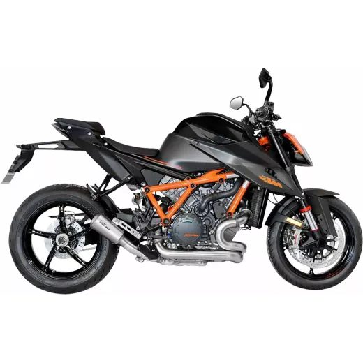 IZPŪTĒJS MUFFLER LV10 KTM 1290 SDR FOR KTM SUPER DUKE 1290 R ABS (NĒRUSĒJOŠAIS TĒRAUDS)