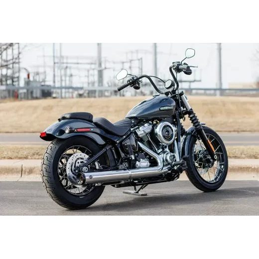 IZPŪTĒJS MUFFLER GRAND NATIONAL | SOFTAIL M8 2025 - CHROME FOR HARLEY DAVIDSON FLHCS 1923 ABS (NĒRUSĒJOŠAIS TĒRAUDS)