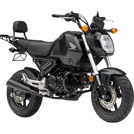 IZPŪTĒJS SLIP-ON MUFFLER (BLK) WITH BRONZE TIP GROM 22-23 FOR HONDA MSX 125 ABS