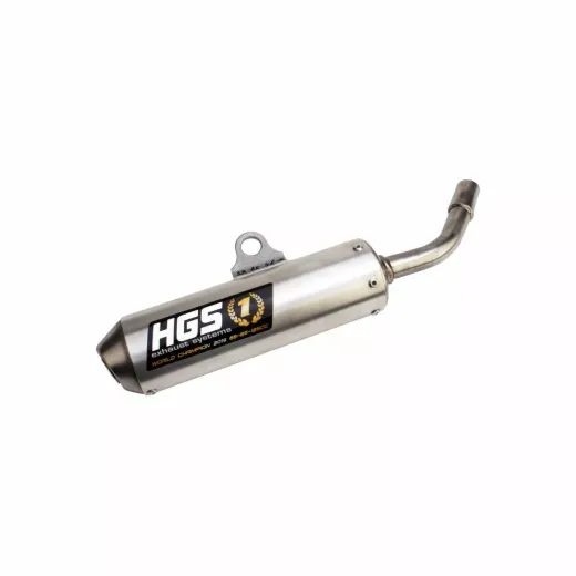 IZPŪTĒJS SILENCER HGS YZ65 18-25 GREY/STEEL FOR YAMAHA YZ 65 (NĒRUSĒJOŠAIS TĒRAUDS)