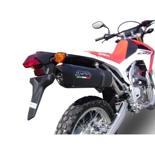 PILNA IZPLŪDES SISTĒMA GPR FURORE CO.H.215.FUNE MATTE BLACK PRIEKŠ HONDA CRF 250 L 2013-2016