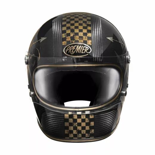 ĶIVERE TROPHY CARBON HELMET (MELNS, KARBONS)
