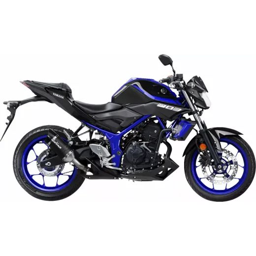 IZPŪTĒJS MUFFLER LVPRO YAMAHA FOR YAMAHA MT-03 ABS (OGLEKĻA ŠĶIEDRA)