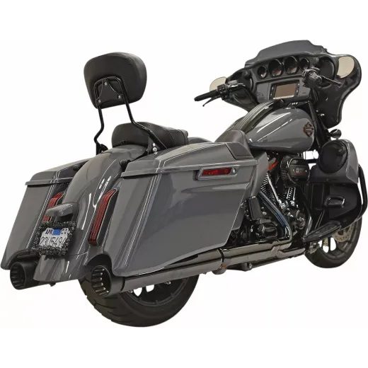 IZPŪTĒJS MUFFLER 4" STRAIGHT CAN | FLT 17-24 - CHROME FOR HARLEY DAVIDSON FLH 1868 ABS