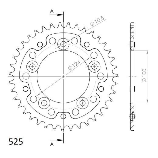ĶĒDES KOMPLEKTS EK - SUDRABA CHAIN 525 SRO, O-RING, CHK FRONT SPROCKET SUPERSPROX, CHK REAR SPROCKET SUPERSPROX STEALTH PRIEKŠ DUCATI 749 S 2003