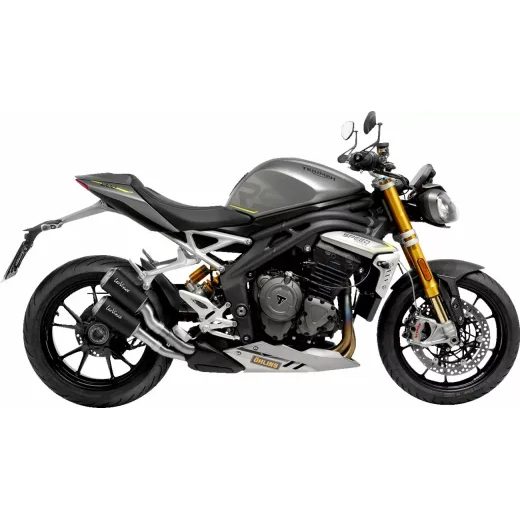 IZPŪTĒJS MUFFLER LV10 SPEED 12 BK FOR TRIUMPH SPEED TRIPLE 1200 RR ABS (NĒRUSĒJOŠAIS TĒRAUDS)
