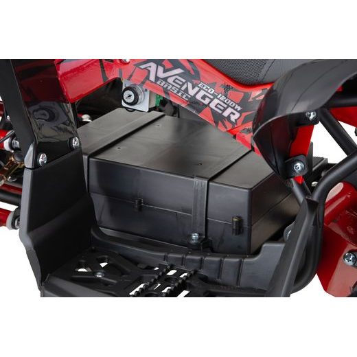 BĒRNU ELEKTRISKAIS KVADRICIKLS NITRO MOTORS 1200W 48V ECO AVENGER SNOWY TIRE XL SPORT 6"