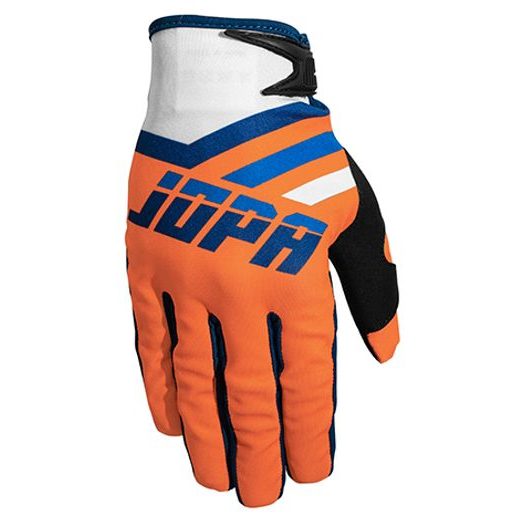 CIMDI JOPA MX-GLOVES MX-8 (ORANŽA, ZILS, BALTS)