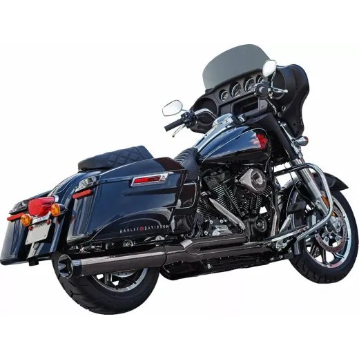 IZPLŪDES SISTĒMA 2-1 SIDEWINDER RACE - FLT 17-24 - LAVA CHROME FOR HARLEY DAVIDSON FLDE 1750 ABS
