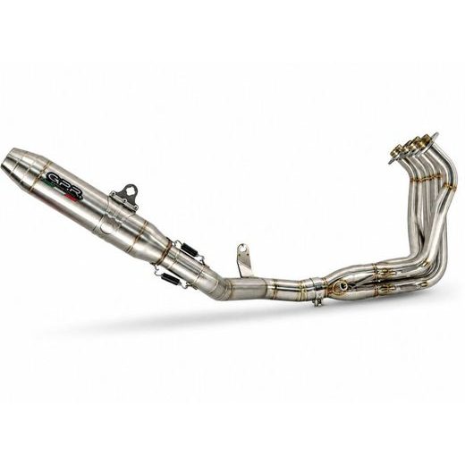 PILNA IZPLŪDES SISTĒMA GPR DEEPTONE E4.CO.H.249.1.CAT.DE BRUSHED STAINLESS STEEL PRIEKŠ HONDA CBR 650 F 2017-2018