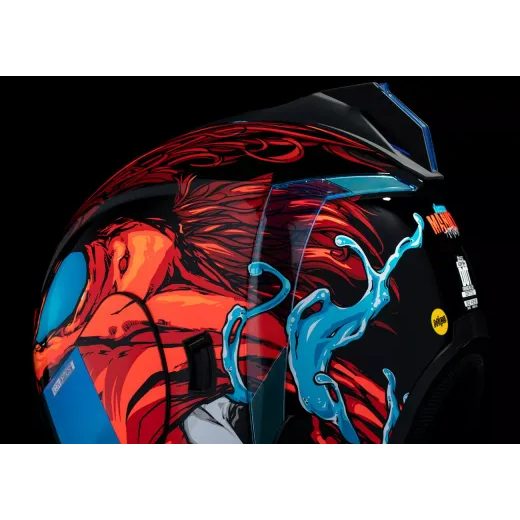 ĶIVERE AIRFORM™ MANIK'RR MIPS® HELMET (SARKANS, ZILS)