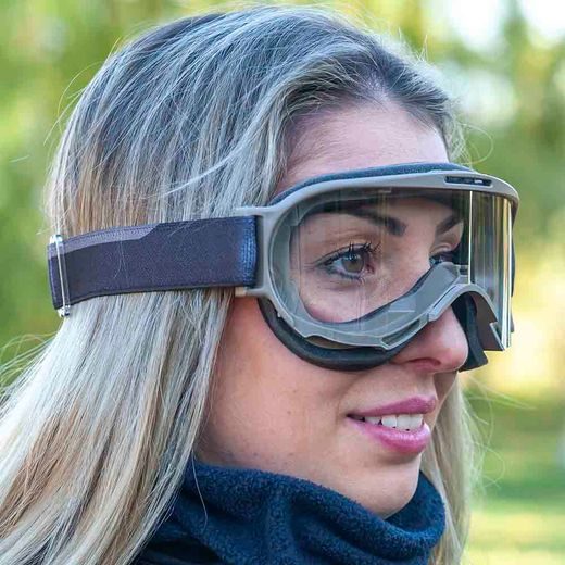 GOGGLES ARIETE WABI 14980-SSM CAURSPĪDĪGS STIKLS SAND / BROWN